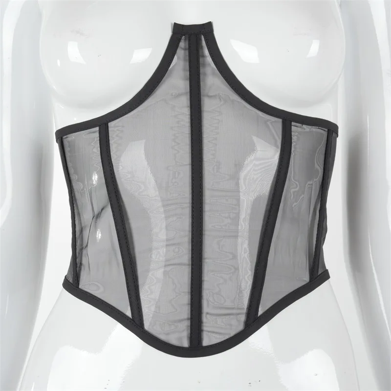 2022 Summer New Tie Rope Chest Support Waistband Top Fashion Casual Solid Color Mesh Chest Support Fishbone Tops
2022 Summer New Tie Rope Chest Support Waistband Top Fashion Casual Solid Color Mesh Chest Support Fishbone Tops