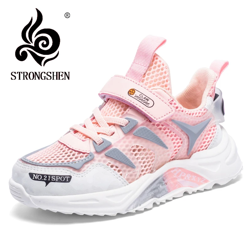 STRONGSHEN Children's Shoes Summer Casual Sneakers Breathable Flyknit Upper Non-Slip Wear-Resistant MD Sole Fashion Girls Shoes
STRONGSHEN Children's Shoes Summer Casual Sneakers Breathable Flyknit Upper Non-Slip Wear-Resistant MD Sole Fashion Girls Shoes