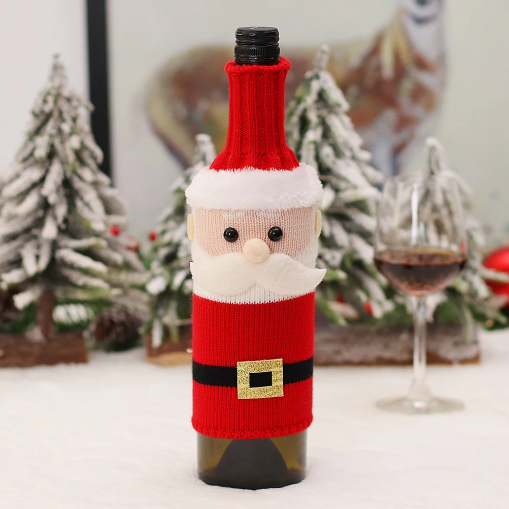 Santa Claus Bottle Cover Christmas Bag Champagne Cover Decoration Dining Table Gift New Year Olive Oil Party Wine
Santa Claus Bottle Cover Christmas Bag Champagne Cover Decoration Dining Table Gift New Year Olive Oil Party Wine