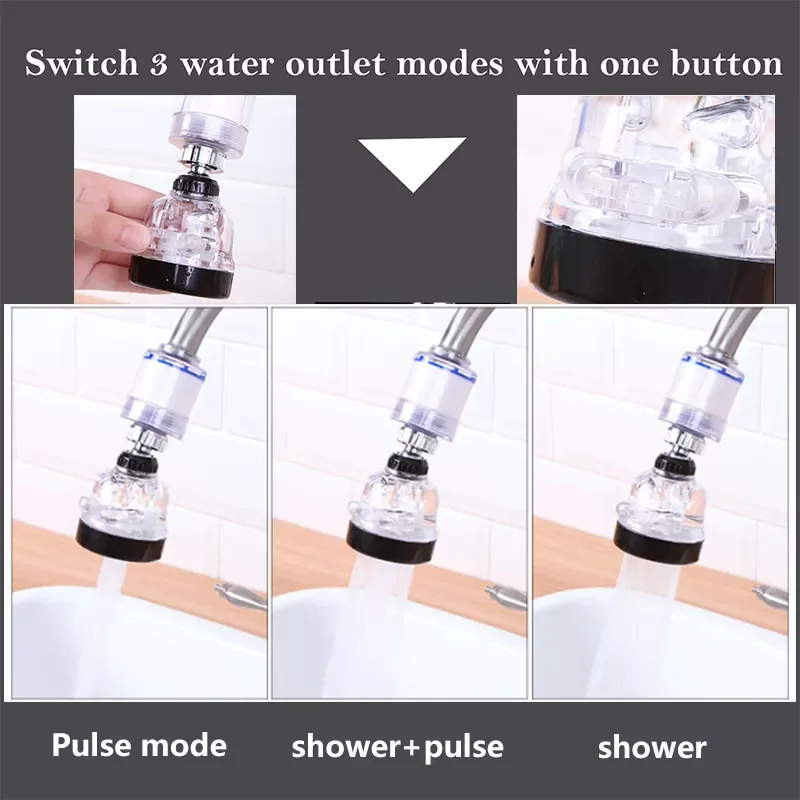 Zhang Ji 3 Modes Adjustment Double filter Replacement Aerator Faucet with Chlorine removal Purify and Saving water 360° rotate
Zhang Ji 3 Modes Adjustment Double filter Replacement Aerator Faucet with Chlorine removal Purify and Saving water 360° rotate