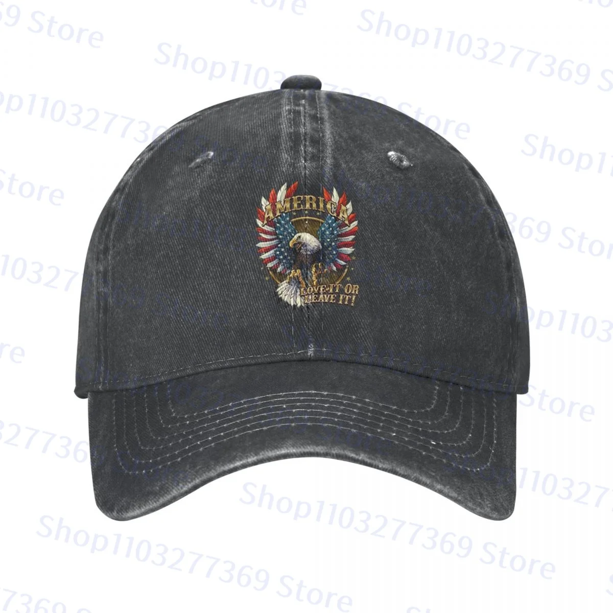 

American Eagle Baseball Cap Dad Hat Trucker Hat Adult Snapback Adjustable Fashionable Trendy Hip Hop Hat Low Profile
