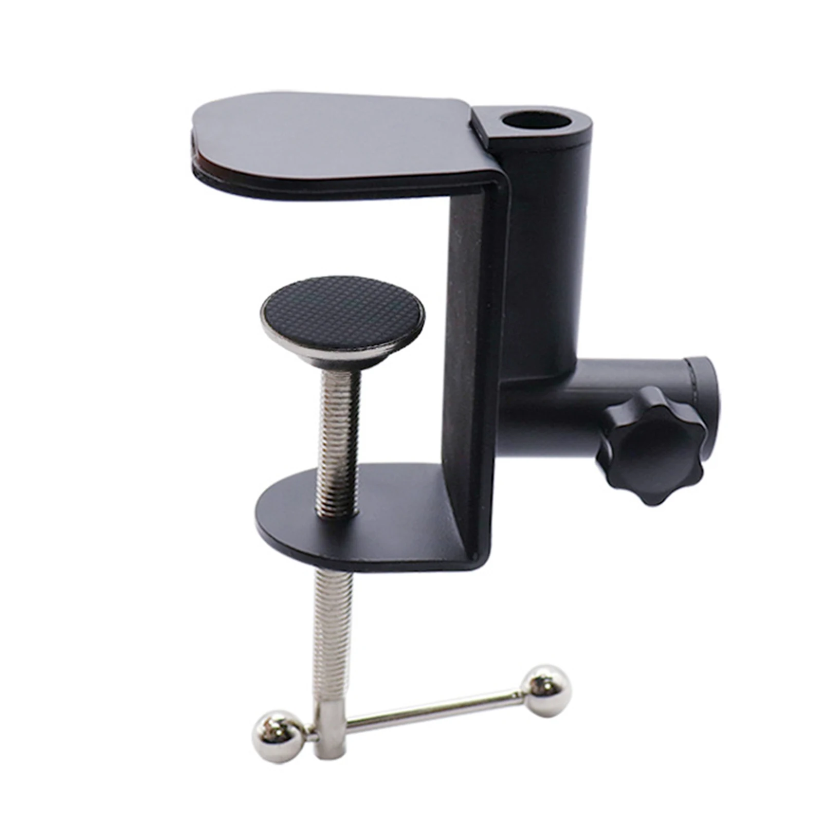 Подставка для микрофона прочная Регулируемая универсальная Горизонтальная Вертикальная домашняя настольная зажим металлическая стрела нескользящее крепление для монитора