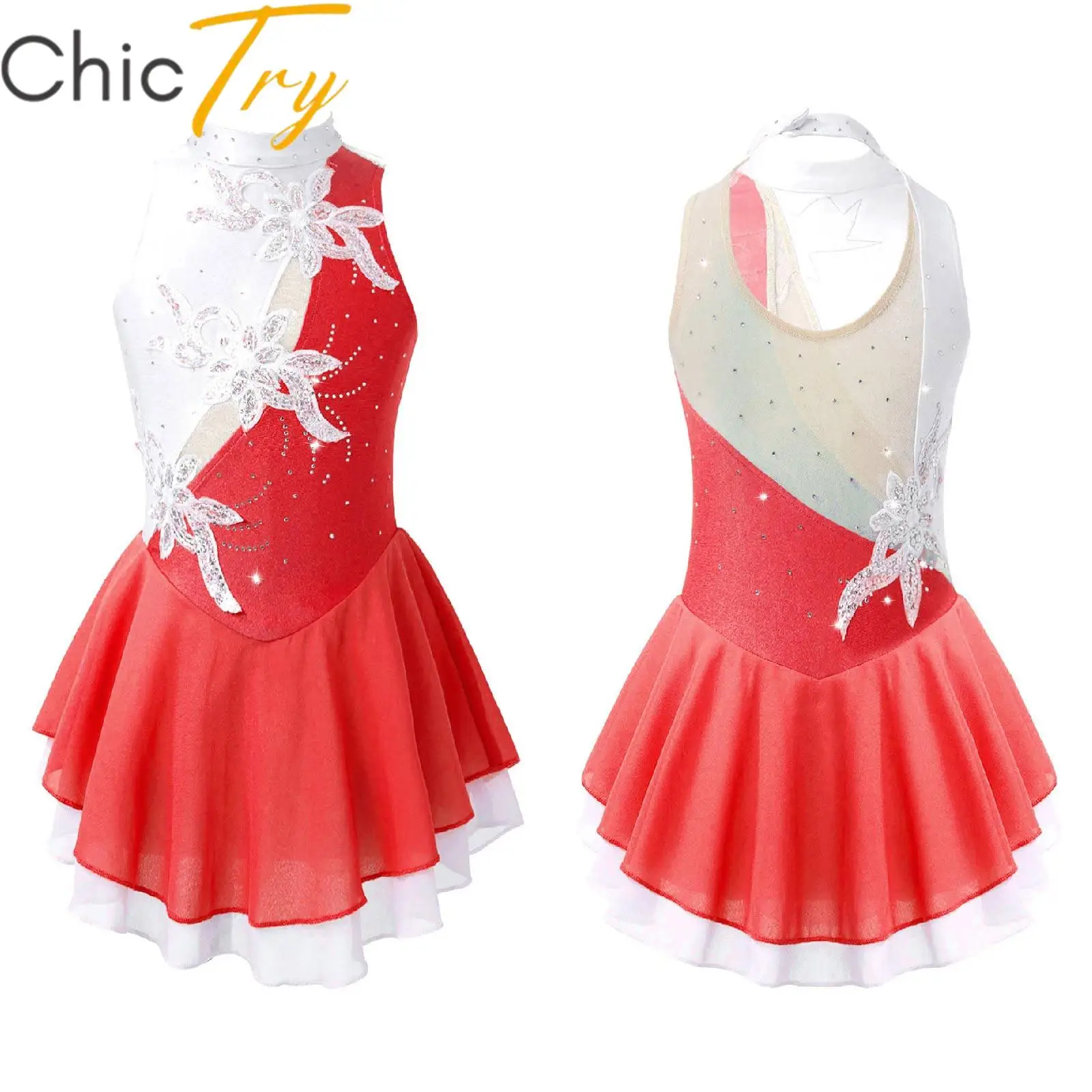 Figure Ice Skating Dress for Kids Girls Ballerina Ballet Leotard Gymnastics Workout Dancewear for Contemporary Lyrical Dance
Figure Ice Skating Dress for Kids Girls Ballerina Ballet Leotard Gymnastics Workout Dancewear for Contemporary Lyrical Dance