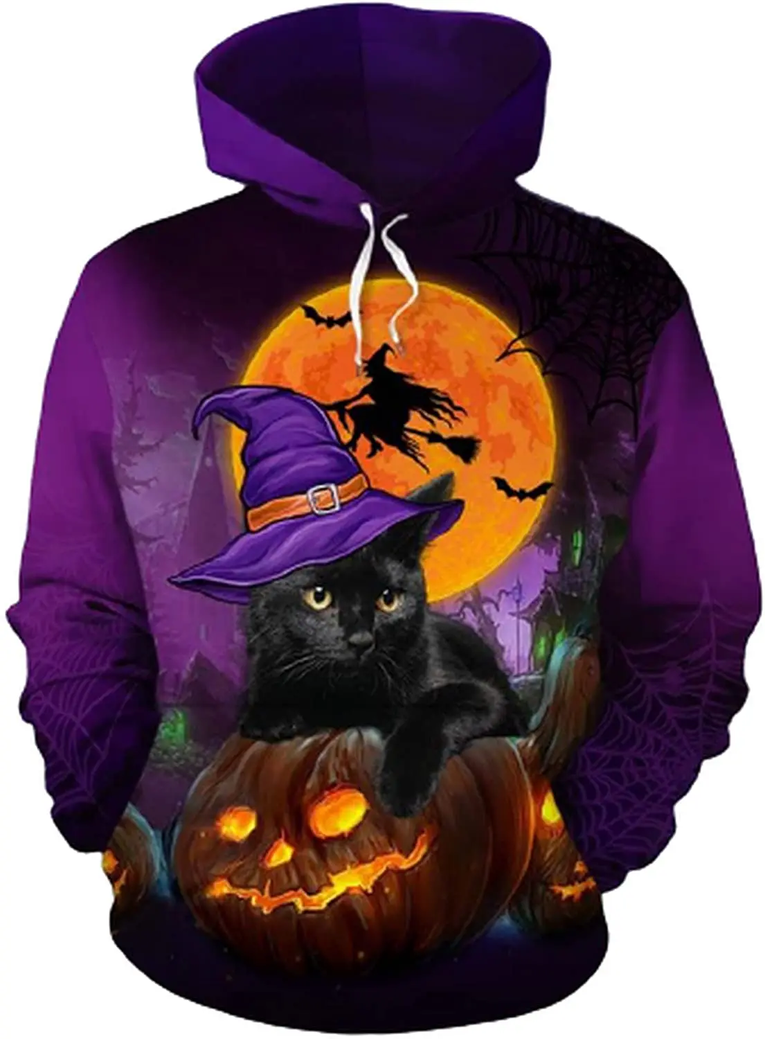 Подарок на Хэллоуин! Новая модная толстовка с 3D рисунком черного кота на Хэллоуин, мужской крутой Повседневный пуловер
Подарок на Хэллоуин! Новая модная толстовка с 3D рисунком черного кота на Хэллоуин, мужской крутой Повседневный пуловер