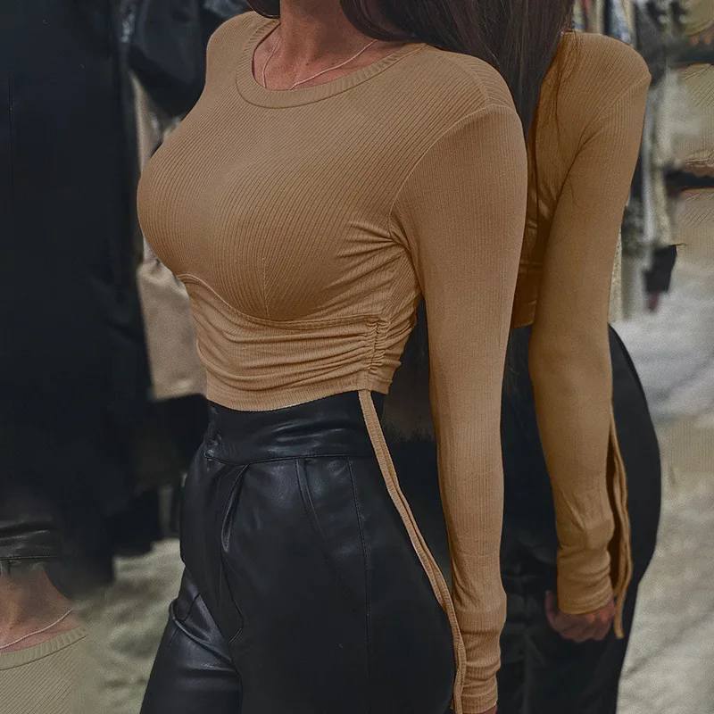 Футболка женская плиссированная с длинным рукавом, пикантный топ на шнуровке, белая модная облегающая блузка в стиле ретро, в готическом ст...
Футболка женская плиссированная с длинным рукавом, пикантный топ на шнуровке, белая модная облегающая блузка в стиле ретро, в готическом ст...