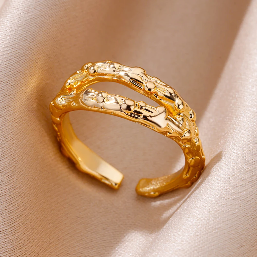 Stainless Steel Rings For Women Men Gold Color Open Ring Female Male Party Finger Jewelry Gift 2023 Trend Free Shipping
Stainless Steel Rings For Women Men Gold Color Open Ring Female Male Party Finger Jewelry Gift 2023 Trend Free Shipping