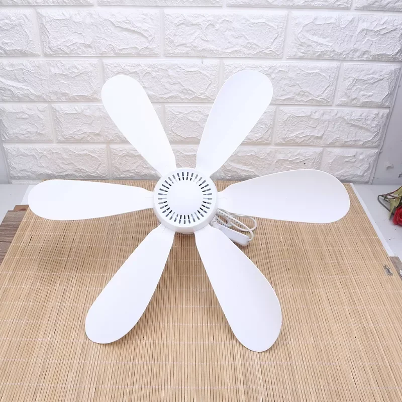 AC 220V 20W 6 Leaves One Speed 20.4in Ceiling Fan mini Fan Dormitory Hanging fan with 1.8m Power Cable On Off Switch
AC 220V 20W 6 Leaves One Speed 20.4in Ceiling Fan mini Fan Dormitory Hanging fan with 1.8m Power Cable On Off Switch