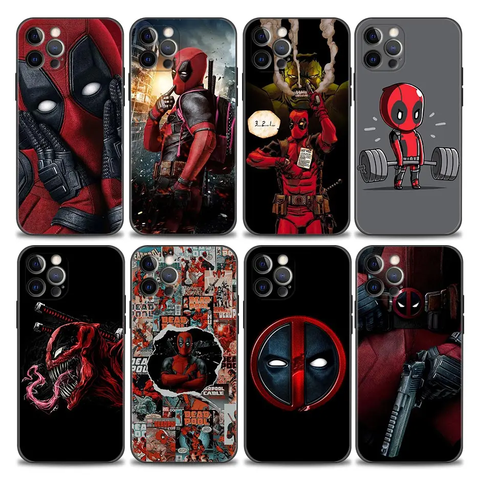 Animado Deadpool Marvel Phone Case for iPhone 11 12 13 Pro Max 7 8 SE XR XS Max 5 5s 6 6s Plus Black Soft Silicone
Animado Deadpool Marvel Phone Case for iPhone 11 12 13 Pro Max 7 8 SE XR XS Max 5 5s 6 6s Plus Black Soft Silicone