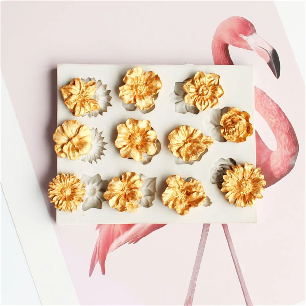 3D Daisy Rose Flowers Cake Mold Silicone Mould Chocolate Desserts Pastry Baking Tools Cake Decoration Crafts Sunflower Bakeware
3D Daisy Rose Flowers Cake Mold Silicone Mould Chocolate Desserts Pastry Baking Tools Cake Decoration Crafts Sunflower Bakeware