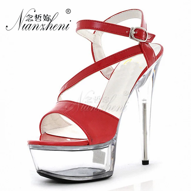 Женские сандалии на тонком каблуке 15 см, с кристаллами
Женские сандалии на тонком каблуке 15 см, с кристаллами