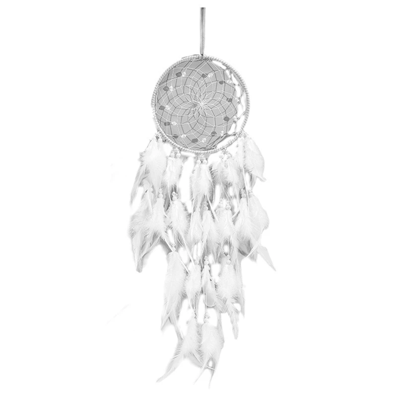Dream Catcher Handmade Dreamcatcher With Feathers Bohemia Decoration For Bedroom Wedding Wall Hanging Ornament
Dream Catcher Handmade Dreamcatcher With Feathers Bohemia Decoration For Bedroom Wedding Wall Hanging Ornament