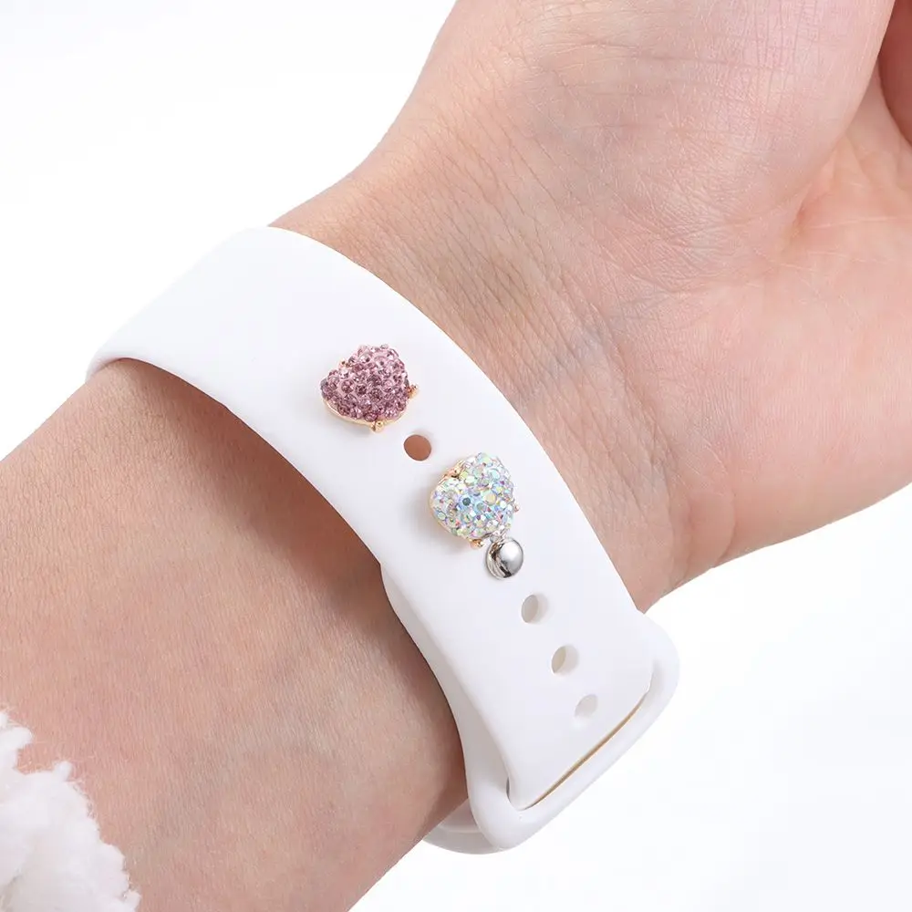 Creative Diamond Ornament Smart Watch Metal Charms Decorative For Apple Watch Band Silicone Strap Accessorie For iwatch Bracelet
Creative Diamond Ornament Smart Watch Metal Charms Decorative For Apple Watch Band Silicone Strap Accessorie For iwatch Bracelet