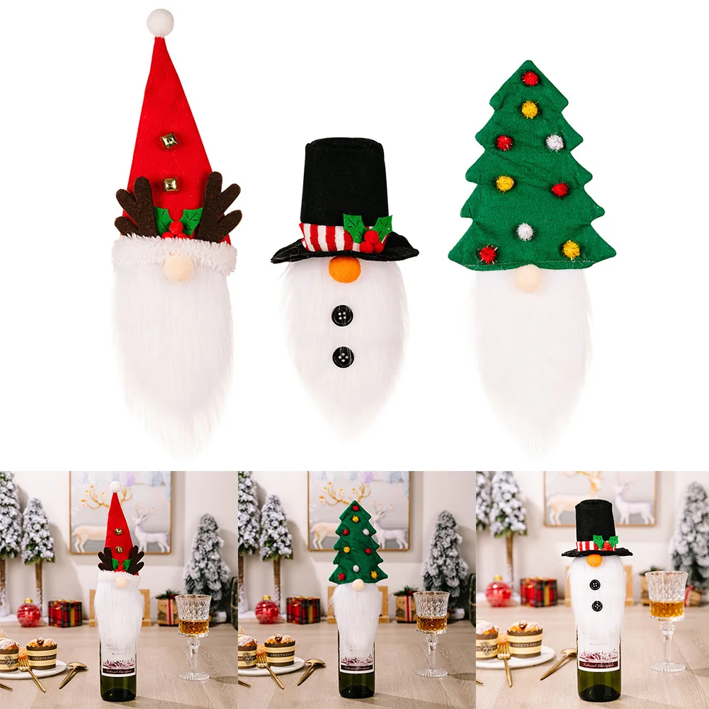 2023 Christmas Wine Bottle Cover Bags Santa Claus Wine Bottle Cover Gift Bag Christmas Party Xmas New Year Dinner Table Decor
2023 Christmas Wine Bottle Cover Bags Santa Claus Wine Bottle Cover Gift Bag Christmas Party Xmas New Year Dinner Table Decor