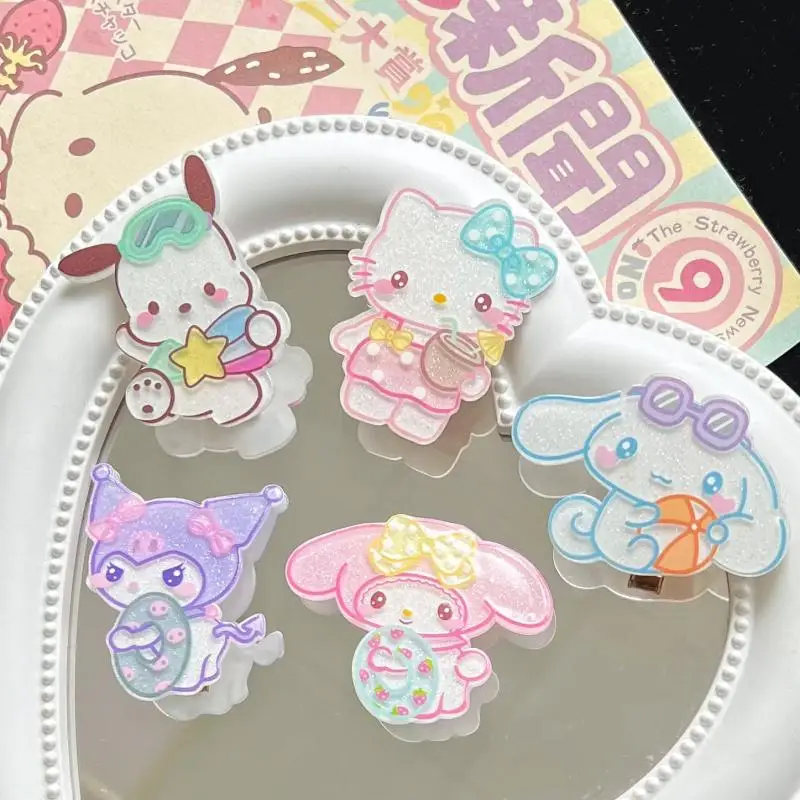 2Pcs Sanrio Hair Clips Kuromi Accessories Kawaii Cute Anime Bangs Clip Side Clips Headdress Teenage Girl Heart Toys Girls Gift
2Pcs Sanrio Hair Clips Kuromi Accessories Kawaii Cute Anime Bangs Clip Side Clips Headdress Teenage Girl Heart Toys Girls Gift
