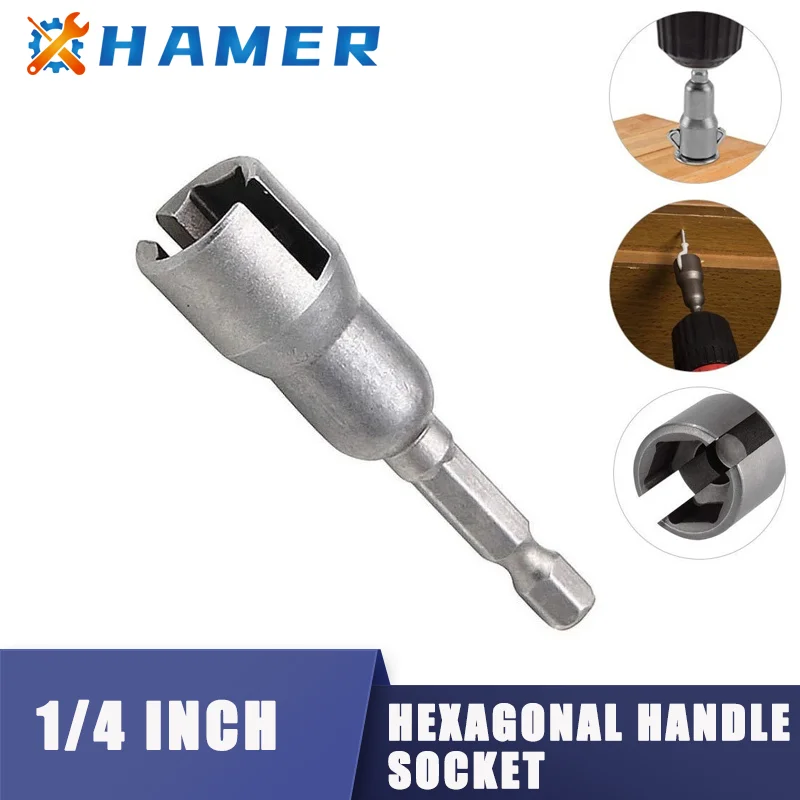 1/4 Inch Hexagonal Handle Hole Sleeve Butterfly Slotted Bolt Socket Wrench For Power Tool Electric Screwdriver Dropshipping
1/4 Inch Hexagonal Handle Hole Sleeve Butterfly Slotted Bolt Socket Wrench For Power Tool Electric Screwdriver Dropshipping