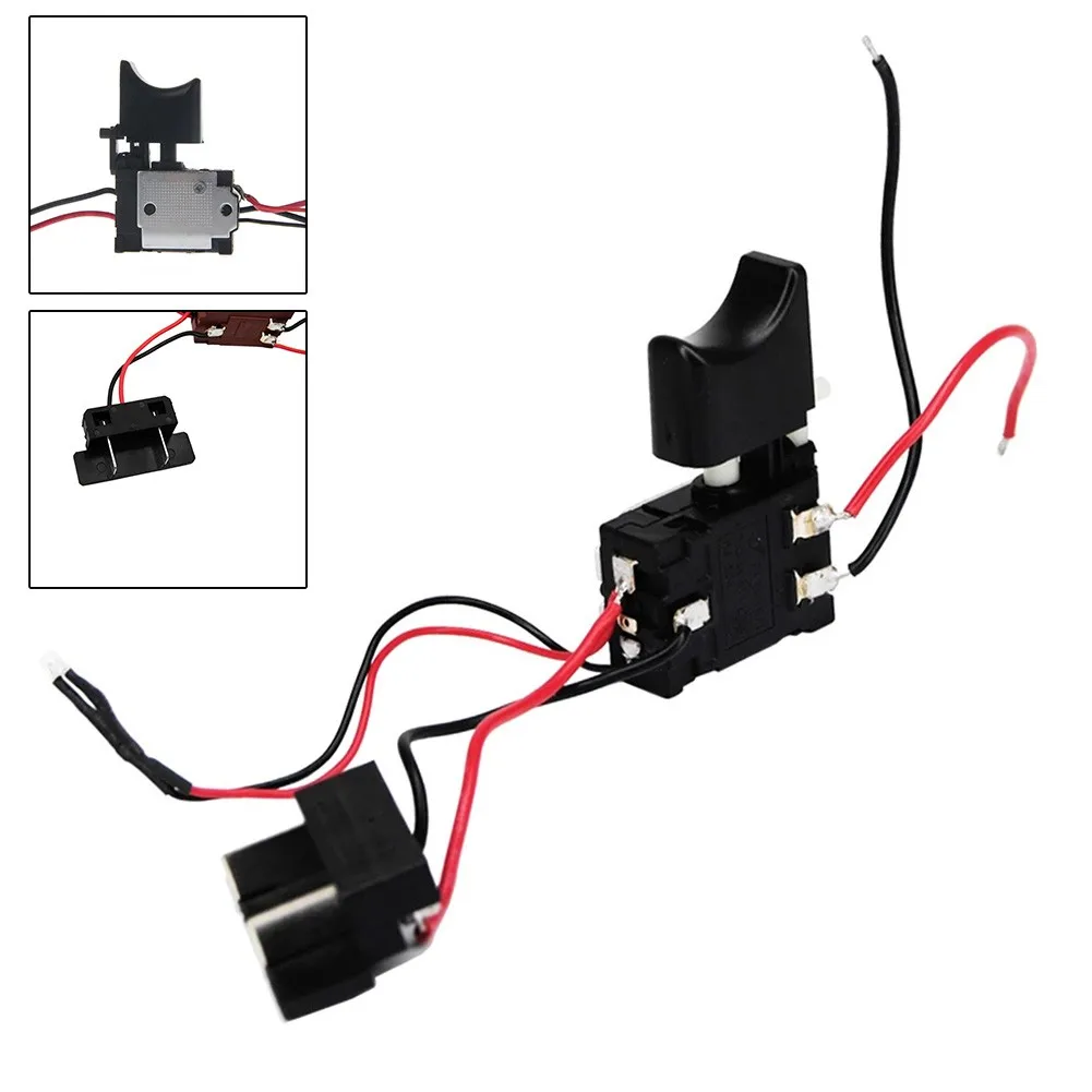 12/14.4/18V Black Flat Push Lithium Battery Rechargeable Switch For Electric Hand Drills Power Tools Accessories
12/14.4/18V Black Flat Push Lithium Battery Rechargeable Switch For Electric Hand Drills Power Tools Accessories
