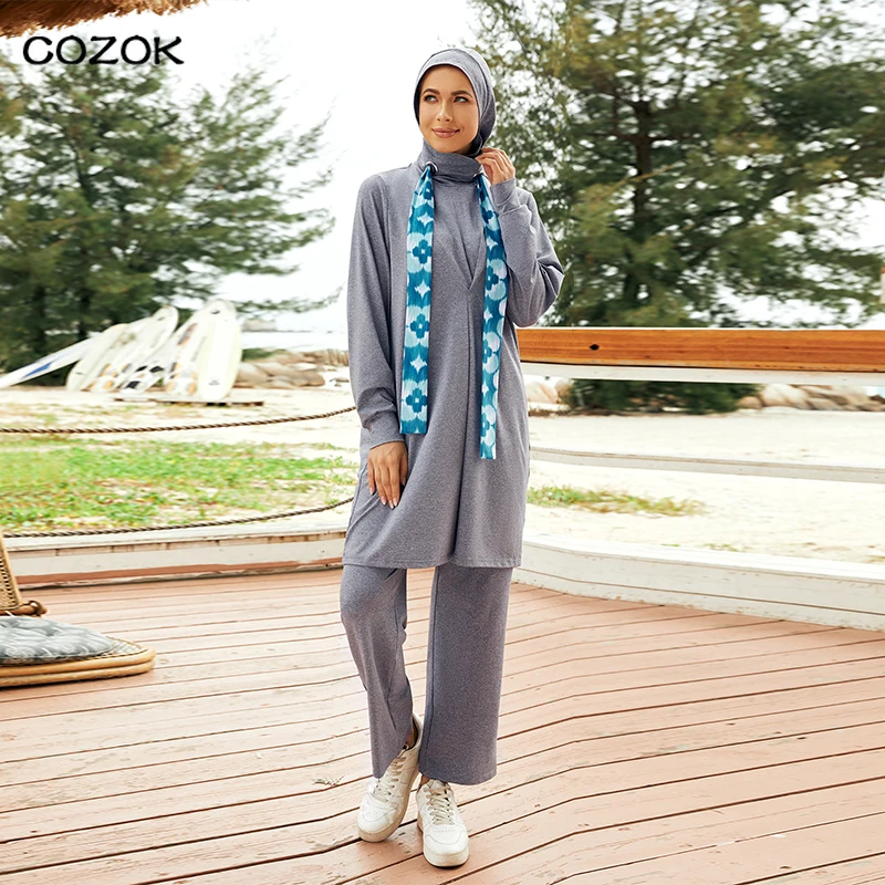 bikini 2022 New Design Muslim Sports Wear Women Activewear 3pcs Running Hijab Sportswear Outdoor Islamic Modest Active Gym Wear
bikini 2022 New Design Muslim Sports Wear Women Activewear 3pcs Running Hijab Sportswear Outdoor Islamic Modest Active Gym Wear