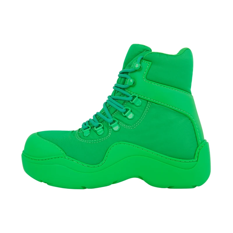 Thick-soled Heightening Hiking Boots Women's Autumn and Winter New Candy-colored Short Boots Lace-up Flat Martin Boots
Thick-soled Heightening Hiking Boots Women's Autumn and Winter New Candy-colored Short Boots Lace-up Flat Martin Boots