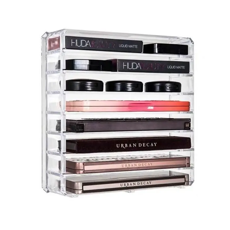Big Acrylic Makeup Palette Organizer Transparent Cosmetic Storage Organizer w/Removable Dividers ,8 Slots
Big Acrylic Makeup Palette Organizer Transparent Cosmetic Storage Organizer w/Removable Dividers ,8 Slots