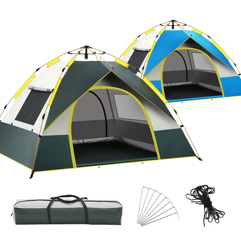3-4 People Camping Nature Hike Camping Accessories Automatic Tent Waterproof Outdoor Camping Tents
3-4 People Camping Nature Hike Camping Accessories Automatic Tent Waterproof Outdoor Camping Tents