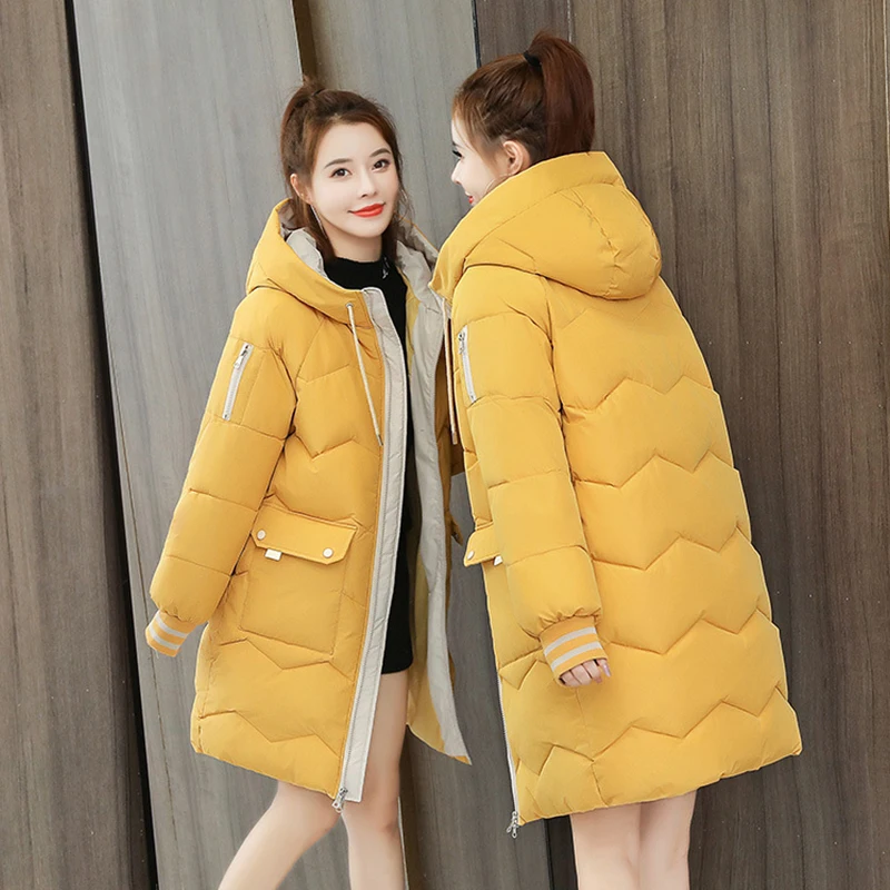 2022 Winter Women Jacket Coats Long Parkas Female Down cotton Hooded Overcoat Thick Warm Jackets Windproof Casual Student Coat
2022 Winter Women Jacket Coats Long Parkas Female Down cotton Hooded Overcoat Thick Warm Jackets Windproof Casual Student Coat