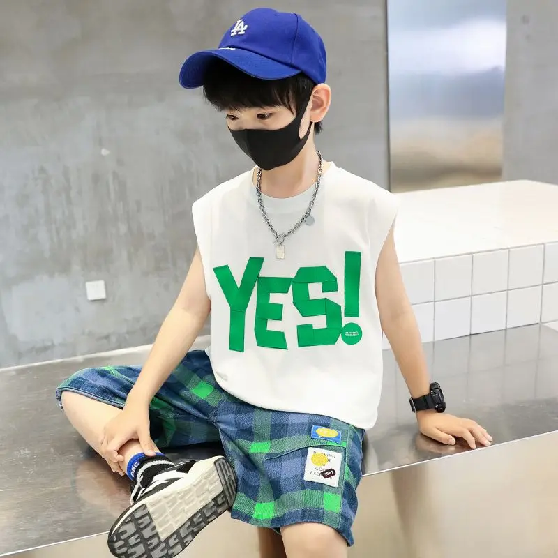 2022 летний спортивный костюм для подростков, повседневный детский комплект одежды с надписью для маленьких мальчиков, хлопковая детская оде...
2022 летний спортивный костюм для подростков, повседневный детский комплект одежды с надписью для маленьких мальчиков, хлопковая детская оде...