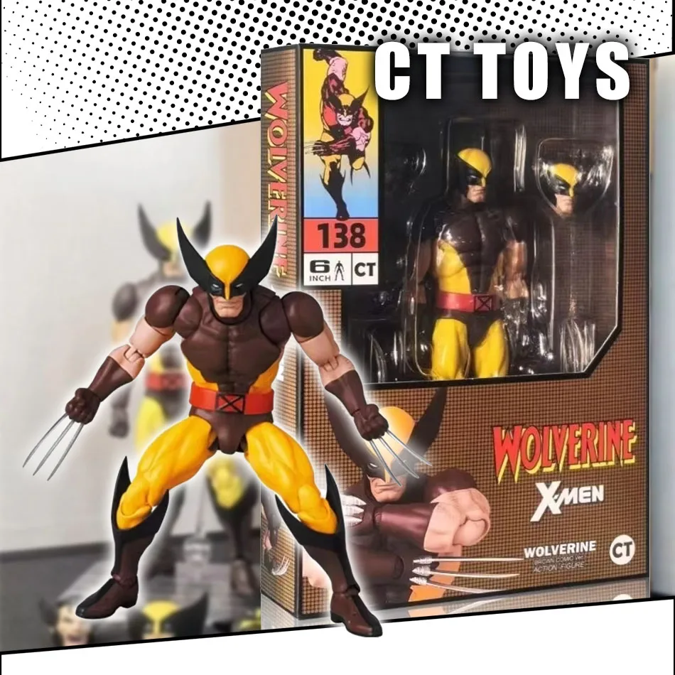 Новинка в наличии Ct Toys Росомаха экшн-фигурка Mafex 138 фигурка Коллекционная модель