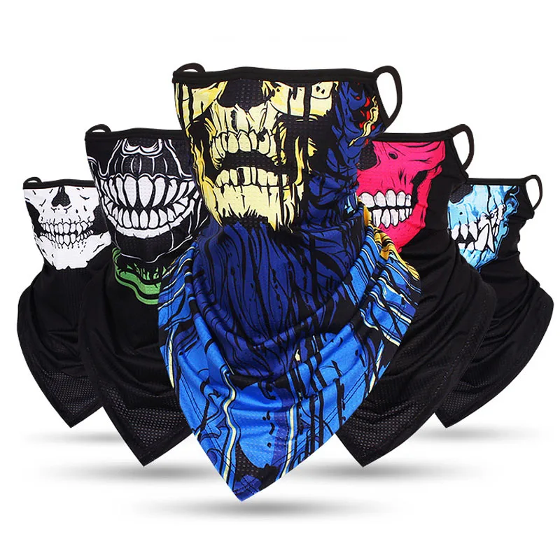 Summer Skull Bandana Sports Hanging Ear Face Scarf Cycling Running Hiking Bicycle Camping Hunting Fishing Neck Gaiter Men Women
Summer Skull Bandana Sports Hanging Ear Face Scarf Cycling Running Hiking Bicycle Camping Hunting Fishing Neck Gaiter Men Women
