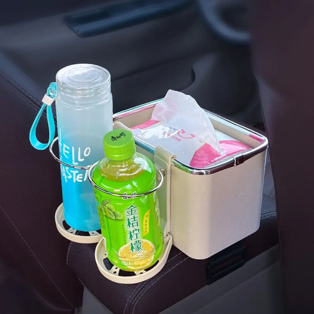 Interior Parts Multifunctional With Cup Holder Beige Car Organizer Durable Extra Storage High-quality Materials
Interior Parts Multifunctional With Cup Holder Beige Car Organizer Durable Extra Storage High-quality Materials