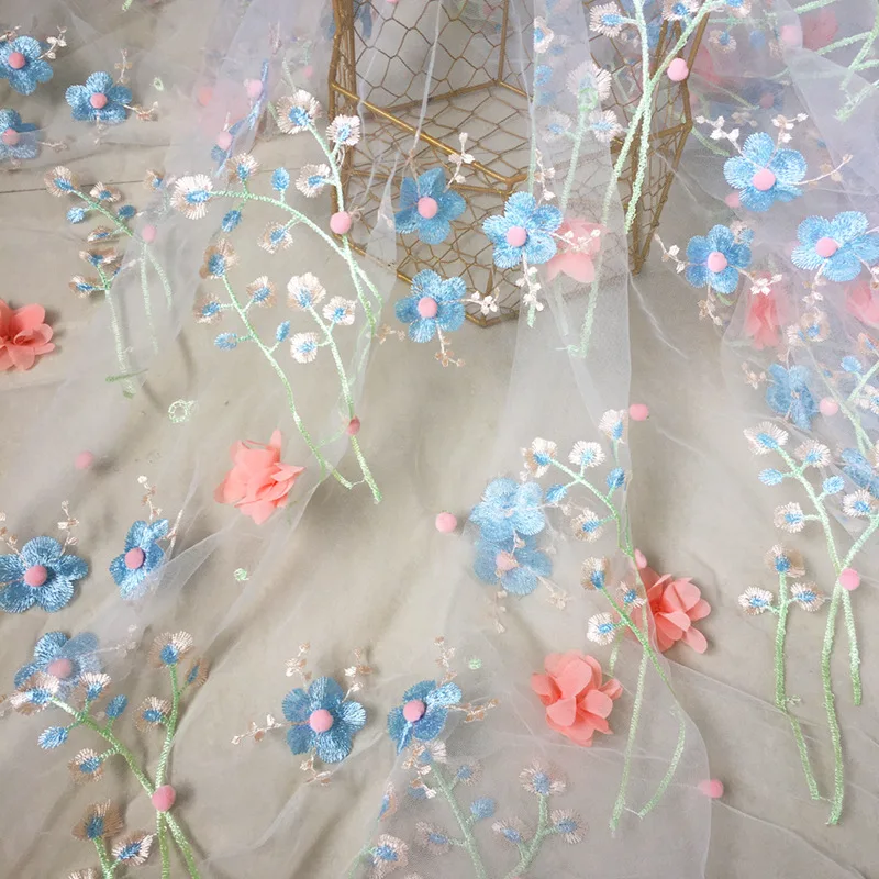 Petal Embroidery Mesh Fabric Multi Color Lace Embroidery For Skirt Performance Dress Stage Cloth DIY Materials
Petal Embroidery Mesh Fabric Multi Color Lace Embroidery For Skirt Performance Dress Stage Cloth DIY Materials