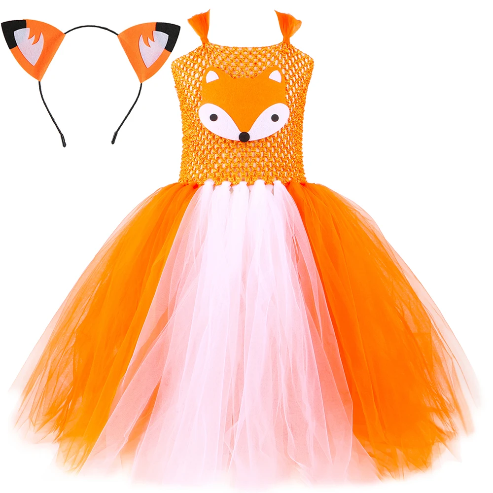 Orange Fox Costume for Girls Carnival Party Tutu Dress Cartoon Crazy Animal Nick Cosplay Halloween Costume for Kids Clothes Robe
Orange Fox Costume for Girls Carnival Party Tutu Dress Cartoon Crazy Animal Nick Cosplay Halloween Costume for Kids Clothes Robe