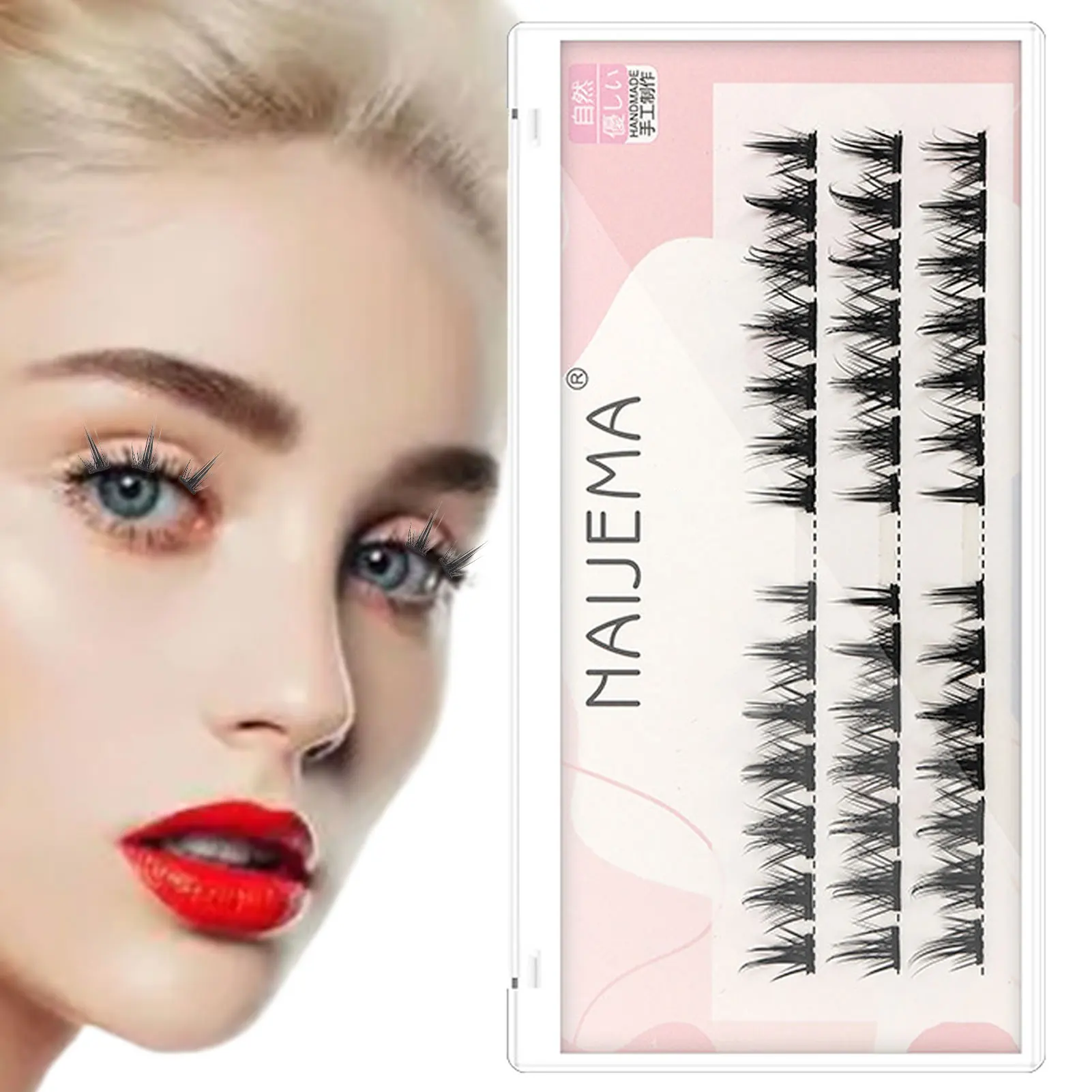 Eyelash Clusters Fishtail Cluster Eyelash DIY Eyelash Clusters Individual Lash Extensions Middle Thick Soft Fake Eyelashes
Eyelash Clusters Fishtail Cluster Eyelash DIY Eyelash Clusters Individual Lash Extensions Middle Thick Soft Fake Eyelashes