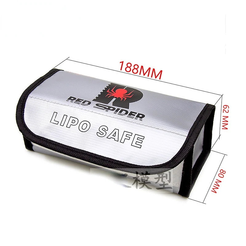 188MM long, 80MM wide, 62MM high RC battery portable explosion-proof safety bag, safety protection charging bag
188MM long, 80MM wide, 62MM high RC battery portable explosion-proof safety bag, safety protection charging bag