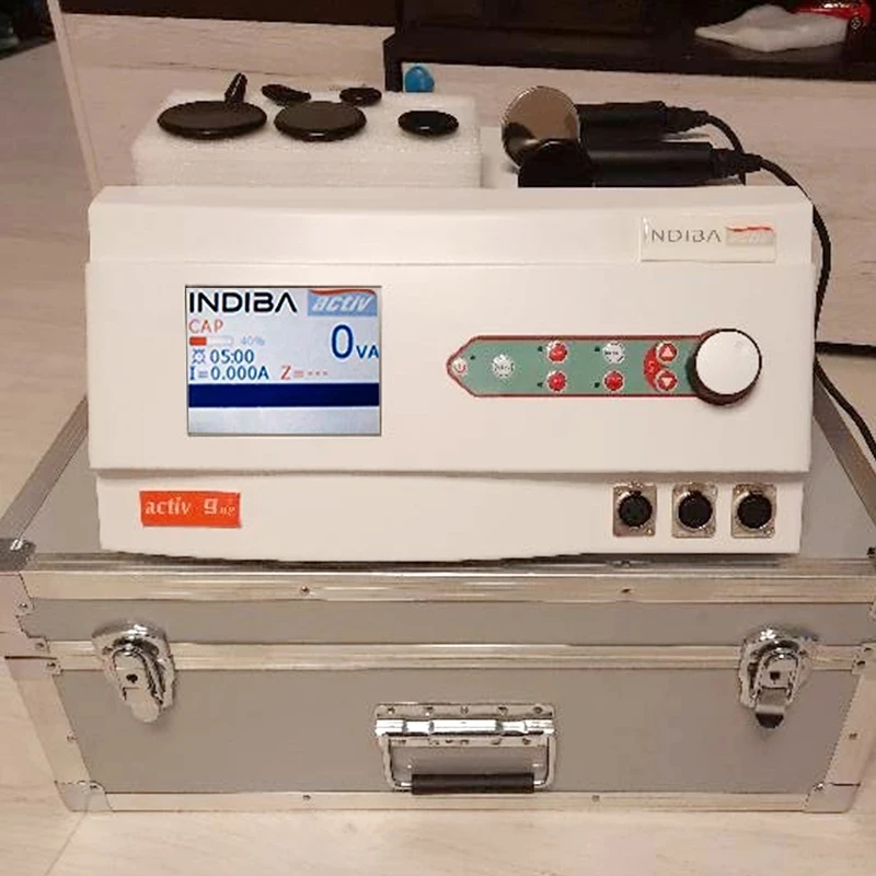 INDIBA Proionic Body Slimming Beauty Machine Skin Lift Device Spain Technology High Frequency 448KHZ Pain Alleviating System
INDIBA Proionic Body Slimming Beauty Machine Skin Lift Device Spain Technology High Frequency 448KHZ Pain Alleviating System