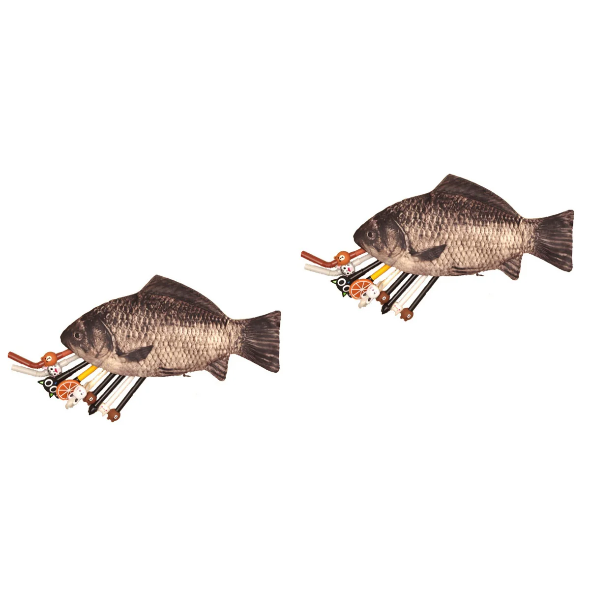 2pcs Funny Carp Fish-like Zipper Pouch Weird Pen Case Makeup Case Bag Pen Bag Case Holder
2pcs Funny Carp Fish-like Zipper Pouch Weird Pen Case Makeup Case Bag Pen Bag Case Holder