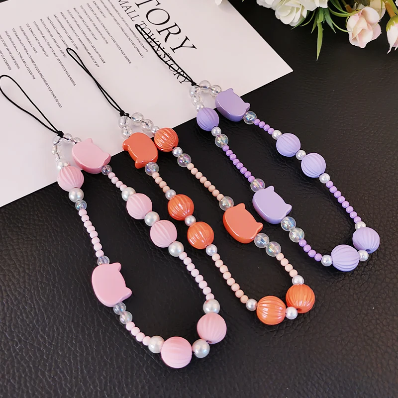 Short Pendant Hand-beaded Pendant Mobile Phone Lanyard Ins Net Red Women's Hanging Chain Shell Anti-lost Sling Key Chain Lanyard
Short Pendant Hand-beaded Pendant Mobile Phone Lanyard Ins Net Red Women's Hanging Chain Shell Anti-lost Sling Key Chain Lanyard