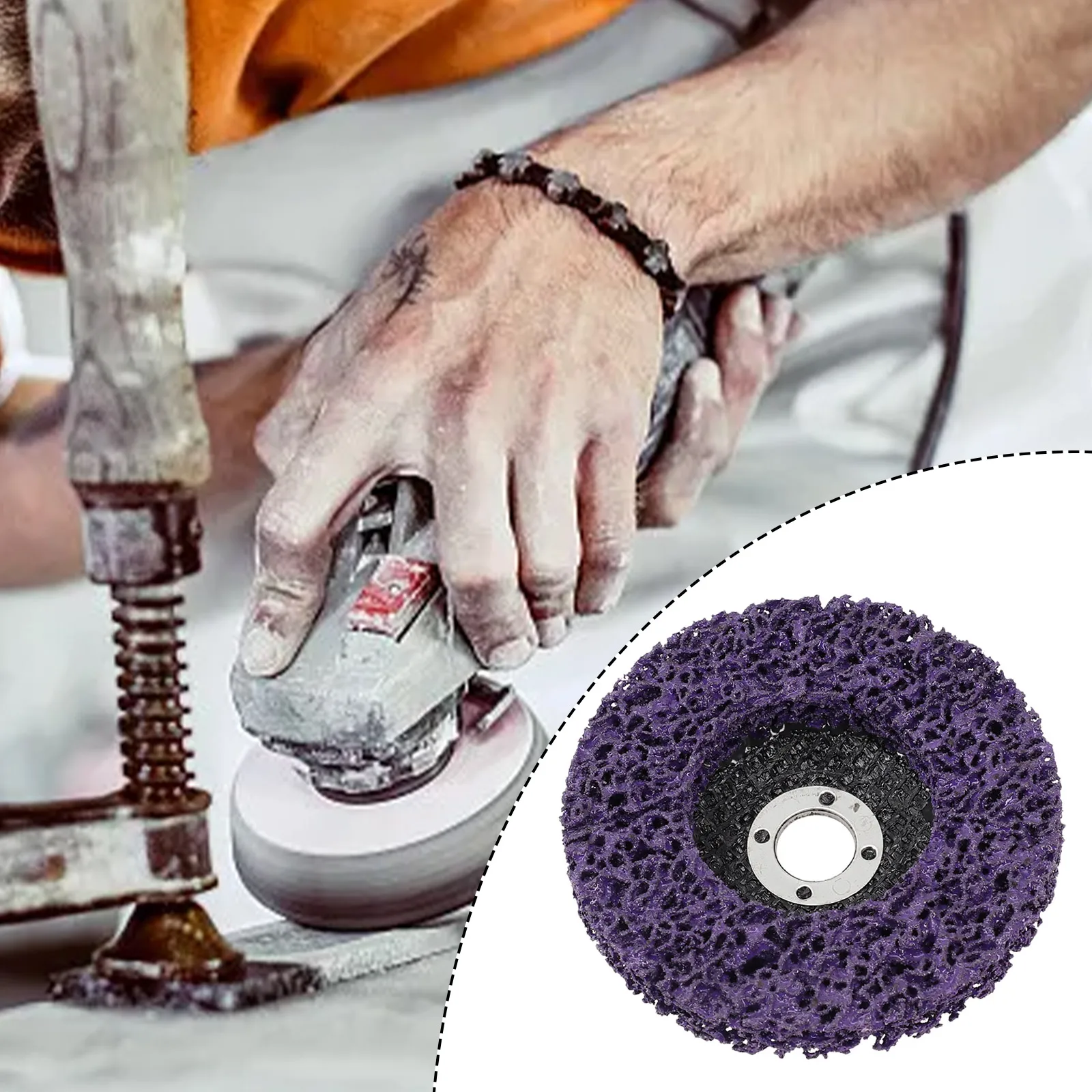Grinder Wheel Grinder Disc Professional Grade 5X For Angle Grinder Strip Disc Perfect for Condition and Finish
Grinder Wheel Grinder Disc Professional Grade 5X For Angle Grinder Strip Disc Perfect for Condition and Finish