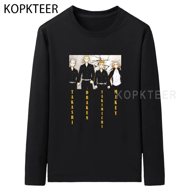 Tokyo Manji Tshirt Japanese T-shirt Anime Printing Tee Male Summer Long Sleeve Tops 100% Cotton T Shirt Graphic Clothes O-Neck
Tokyo Manji Tshirt Japanese T-shirt Anime Printing Tee Male Summer Long Sleeve Tops 100% Cotton T Shirt Graphic Clothes O-Neck