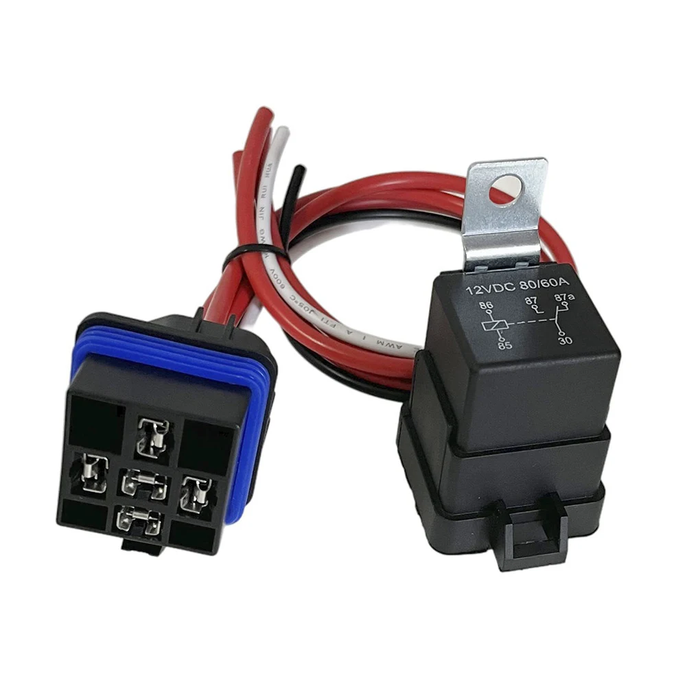 None Relay Set Automotive Relay 5-Pin Heavy Duty 60/80A Adapters Cables For Powering Off Road Lights Waterproof Auto Relay
None Relay Set Automotive Relay 5-Pin Heavy Duty 60/80A Adapters Cables For Powering Off Road Lights Waterproof Auto Relay