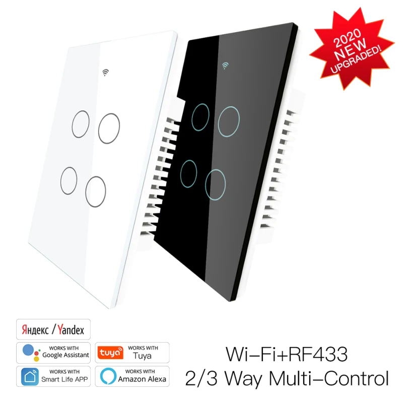 Умный выключатель Tuya Smart WiFi/Zigbee, сенсорный выключатель, нейтральный провод, не требуется нейтральный провод, настенный Стандартный Выключатель, работает с Alexa Home
Умный выключатель Tuya Smart WiFi/Zigbee, сенсорный выключатель, нейтральный провод, не требуется нейтральный провод, настенный Стандартный Выключатель, работает с Alexa Home
