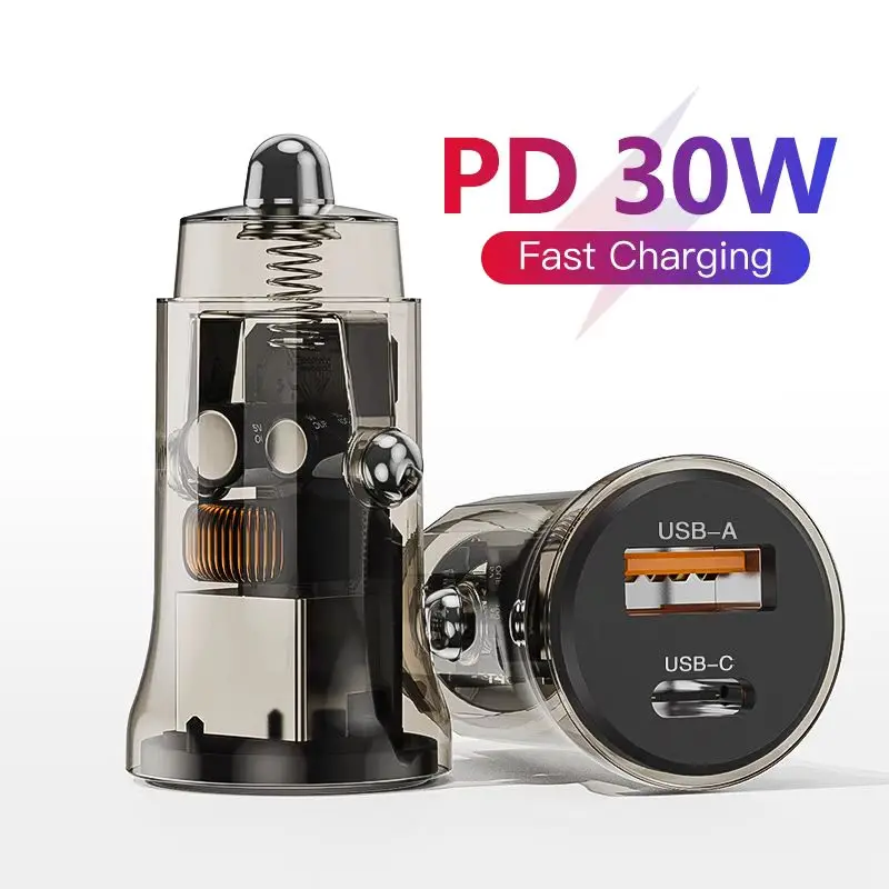 Mini Matt Pd Qc Fast Mobile Cell Phone Car Charger Quick Adapter Dual 2 Usb Type C Usbc Port 48w Car Charger
Mini Matt Pd Qc Fast Mobile Cell Phone Car Charger Quick Adapter Dual 2 Usb Type C Usbc Port 48w Car Charger