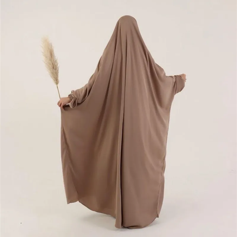

Jilbab Hooded Abaya Muslim Women Prayer Garment Long Khimar Hijab Dress Full Cover Eid Ramadan Gown Abayas Islam Niqab Djellaba