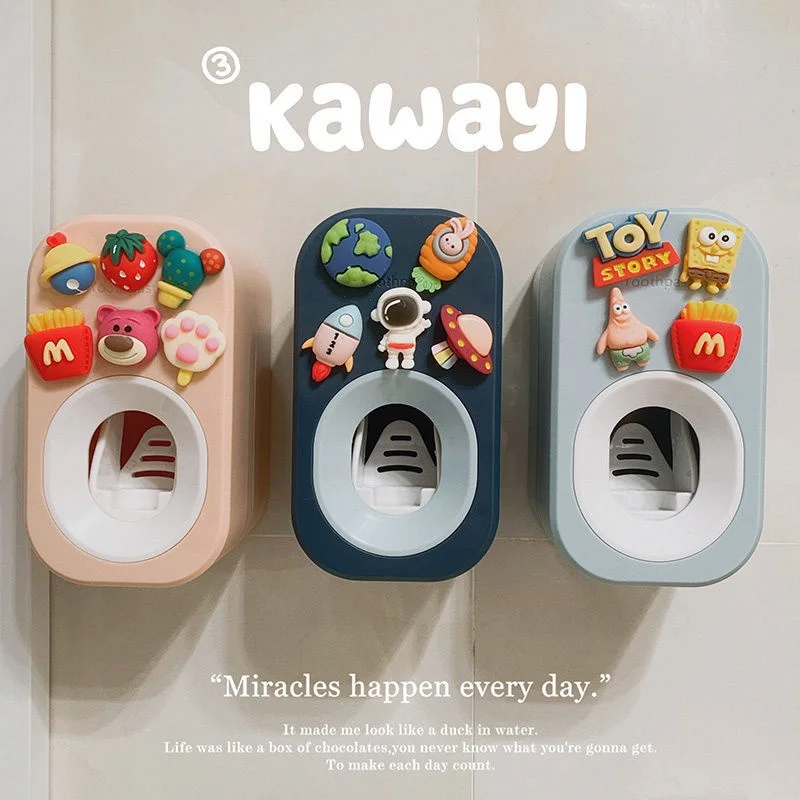 Cartoon automatic squeezing toothpaste artifact cute children's creative lazy toothpaste squeezer free punch paste rack
Cartoon automatic squeezing toothpaste artifact cute children's creative lazy toothpaste squeezer free punch paste rack