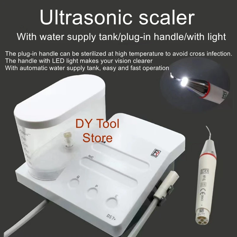 Dental ultrasonic scaler tooth cleaning device automatic water supply calculus removal tartar tooth dirt DS7+ cleaning teeth
Dental ultrasonic scaler tooth cleaning device automatic water supply calculus removal tartar tooth dirt DS7+ cleaning teeth