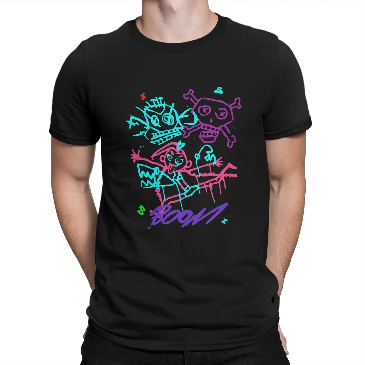 Acrane LOL Anime Jinxed Pow Pow Boom Monkey Polyester T Shirt Harajuku Fashion Men's Tshirt O-Neck Men Tops
Acrane LOL Anime Jinxed Pow Pow Boom Monkey Polyester T Shirt Harajuku Fashion Men's Tshirt O-Neck Men Tops
