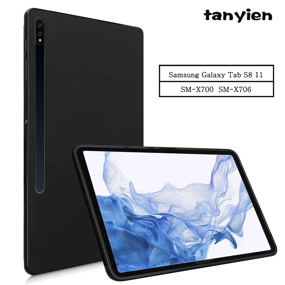 Чехол для планшета Samsung Galaxy Tab S8 11 2022, женский, гибкий мягкий силиконовый черный чехол из ТПУ, задняя крышка
Чехол для планшета Samsung Galaxy Tab S8 11 2022, женский, гибкий мягкий силиконовый черный чехол из ТПУ, задняя крышка