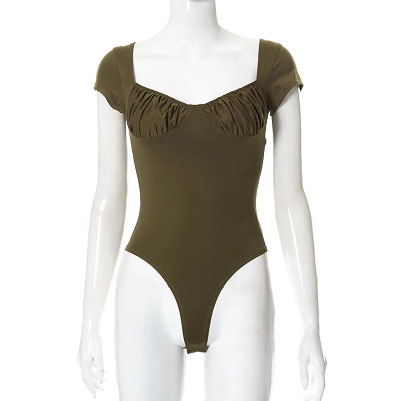 Female Ladies Short Sleeve Wrap Chest Slim Backless Versatile Jumpsuit Bodysuit Summer New Women's Clothing Party Streetwear
Female Ladies Short Sleeve Wrap Chest Slim Backless Versatile Jumpsuit Bodysuit Summer New Women's Clothing Party Streetwear