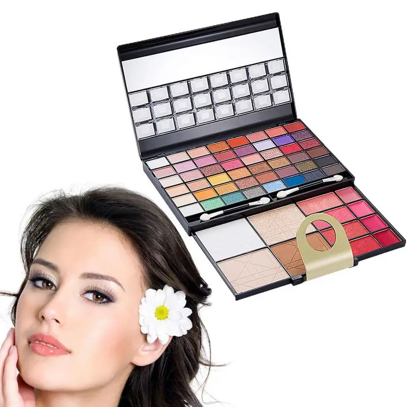 Full Makeup Kit For Women 60 Colors Waterproof Blush Eye Shadow Make Up Pallet Professional Makeup Kit For Women Beautiful And
Full Makeup Kit For Women 60 Colors Waterproof Blush Eye Shadow Make Up Pallet Professional Makeup Kit For Women Beautiful And