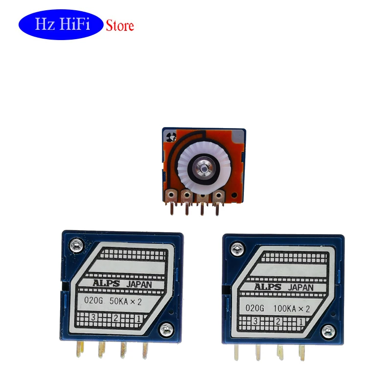 Новинка ALPS RK27 Flower axis 50K 100K поворотные потенциометры 50KAX2 100KAX2 DIP8 | Электроника