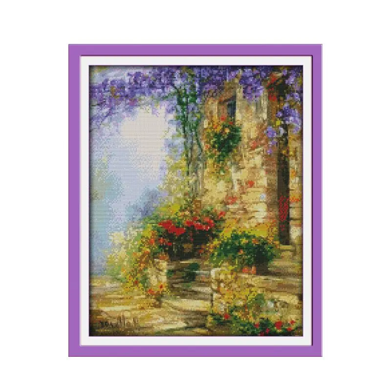 Flower path cross stitch kit landscape18ct 14ct 11ct count printed canvas stitching embroidery DIY handmade needlework
Flower path cross stitch kit landscape18ct 14ct 11ct count printed canvas stitching embroidery DIY handmade needlework